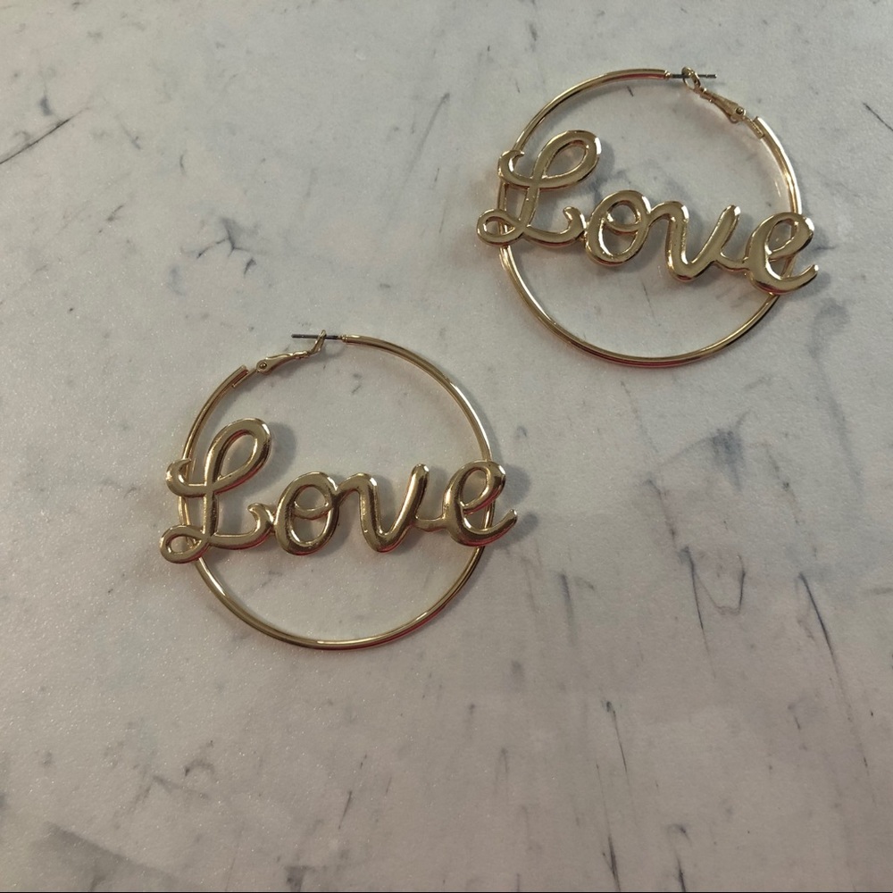 New York & company Love earrings